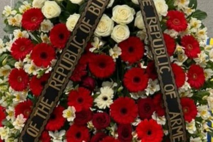  Ambassador Extraordinary and Plenipotentiary of the Republic of Bulgaria to the Republic of Armenia, H.E. Mr. Nikola Nikolov, participated in the memorial ceremony organized in Tsitsernakaberd memorial complex 